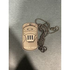 Oakley Employee Dog Tag Serial #0005172
